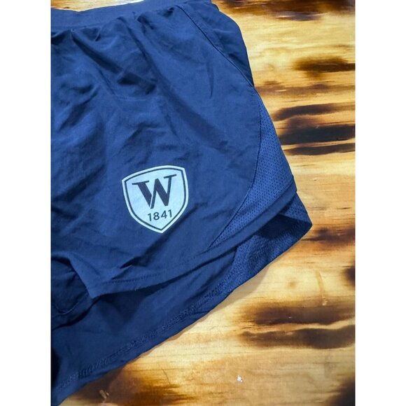 Under Armour Heat Gear Loose Shorts Women’s Size Med Blue Running Sporty Active - Picture 5 of 14